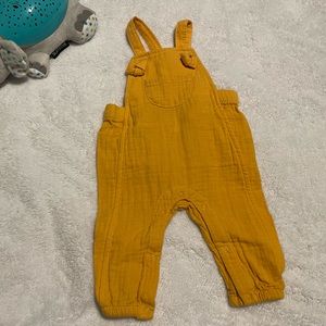 Cat & jack yellow overalls